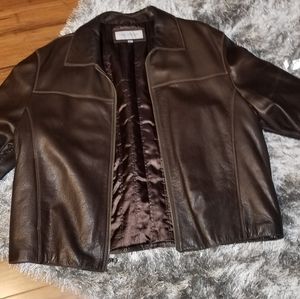 Men's Chocolate Brown Supple Leather Jacket